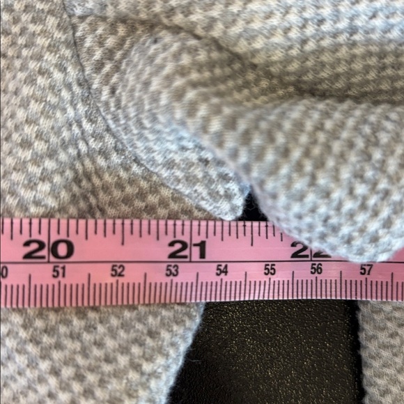 Talbots Heather Gray Knit Blazer Size 12 Soft Stretch Workwear Jacket - Picture 5 of 7